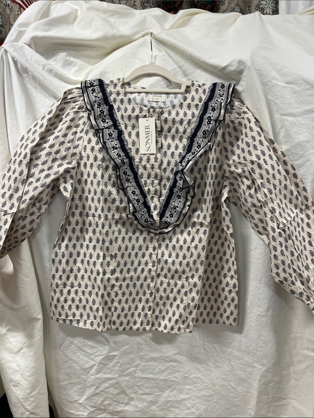 Sonmer Sara Blouse M NWT